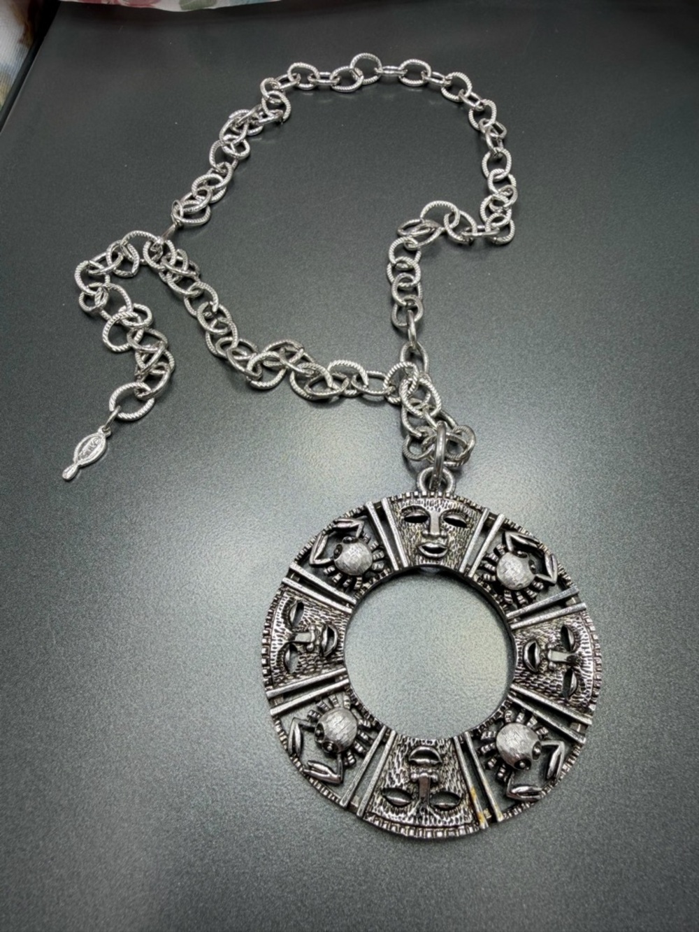 Vintage Sarah Coventry Talisman of Love Necklace